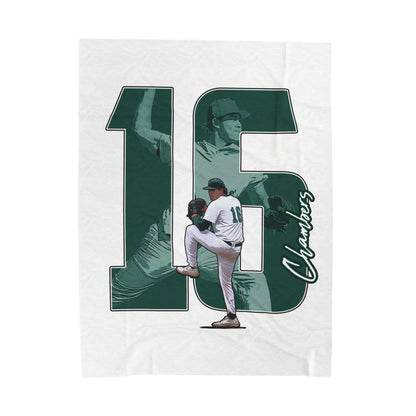 Brady Chambers Velveteen Plush Blanket