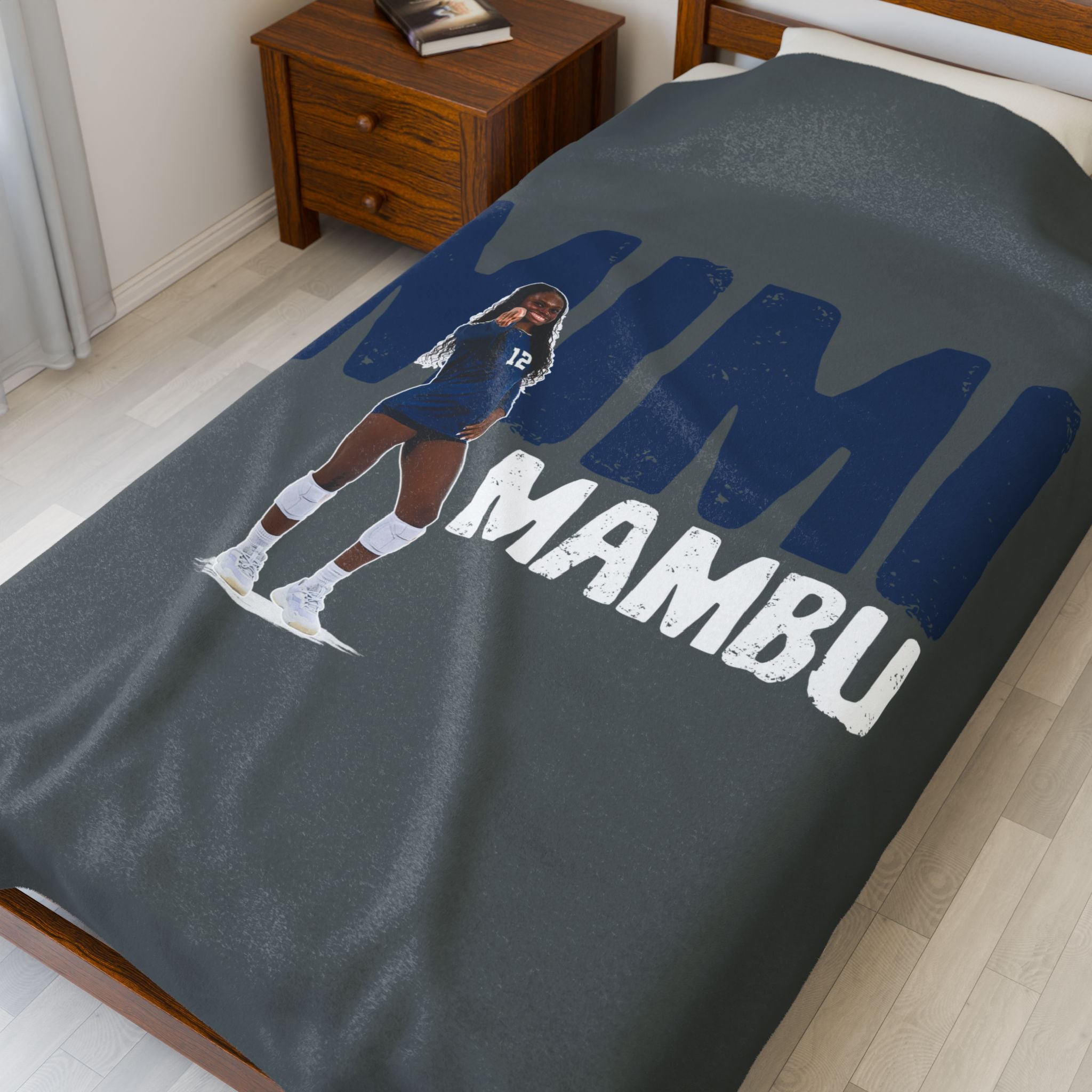 Mimi Mambu Velveteen Plush Blanket
