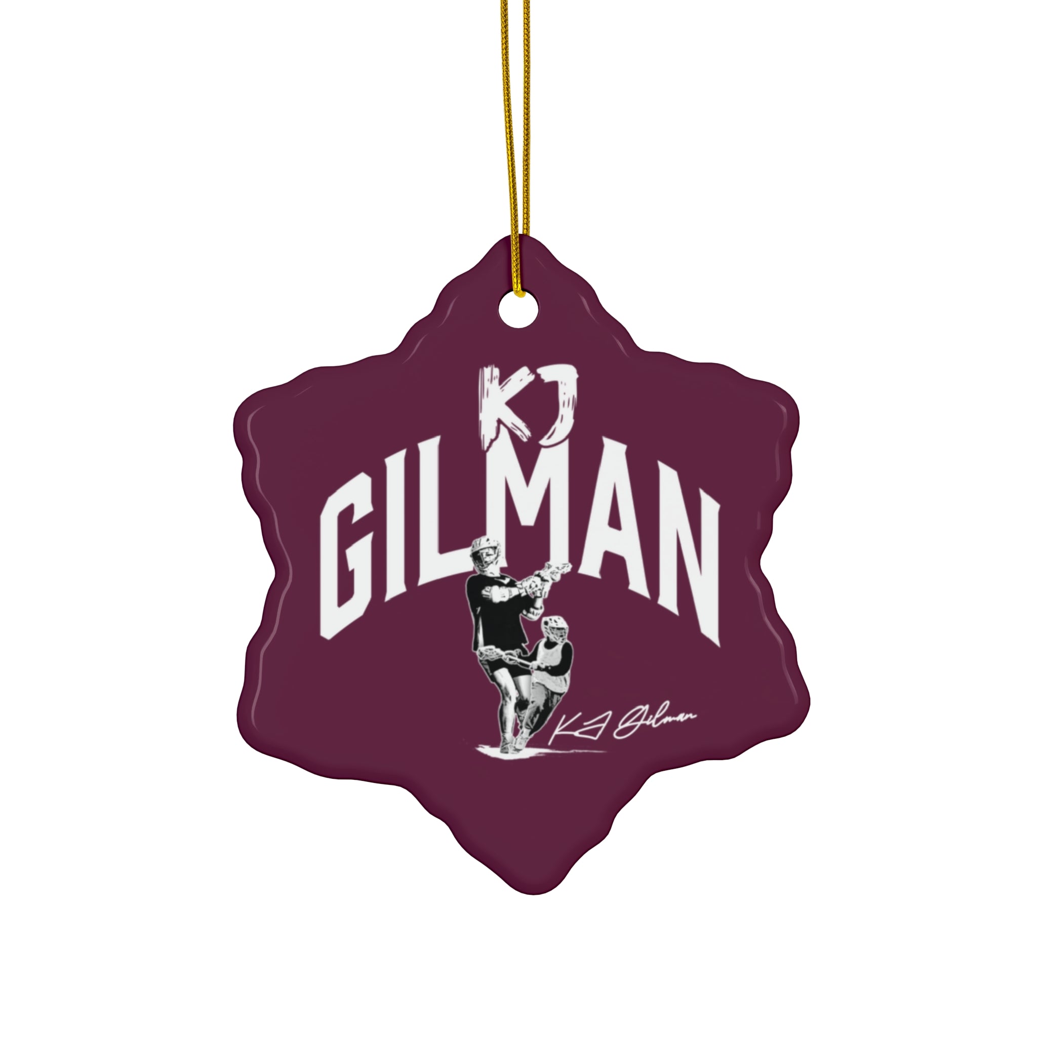 KJ Gilman Ceramic Ornament