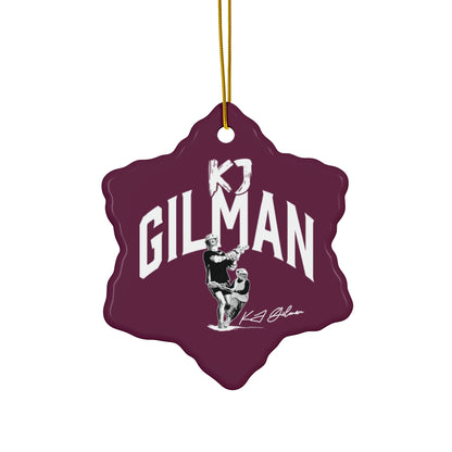 KJ Gilman Ceramic Ornament
