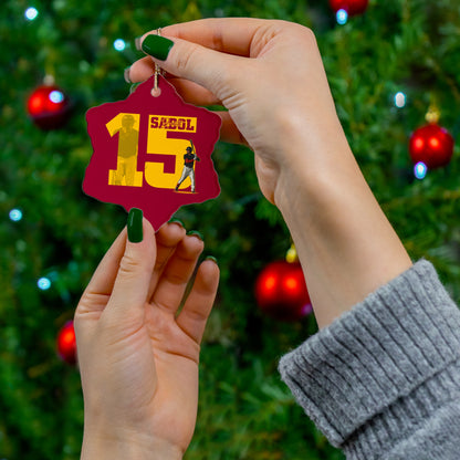 Jarett Sabol Ceramic Ornament