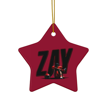 Zay Meeks Ceramic Ornament