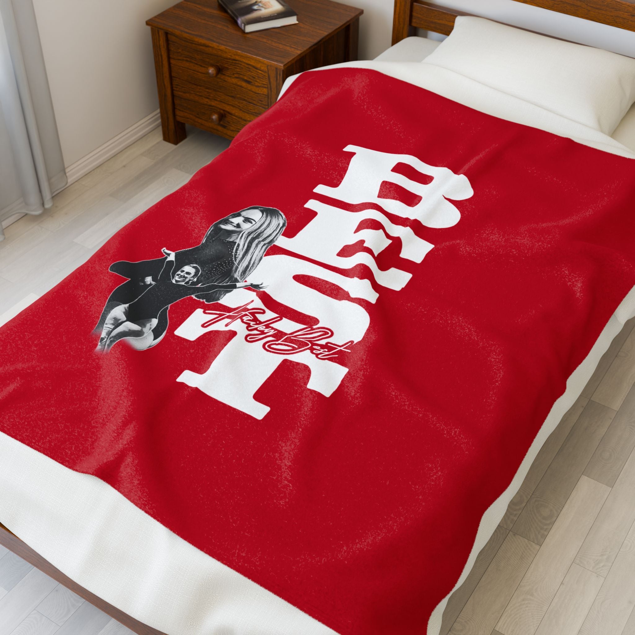 Hailey Best Velveteen Plush Blanket