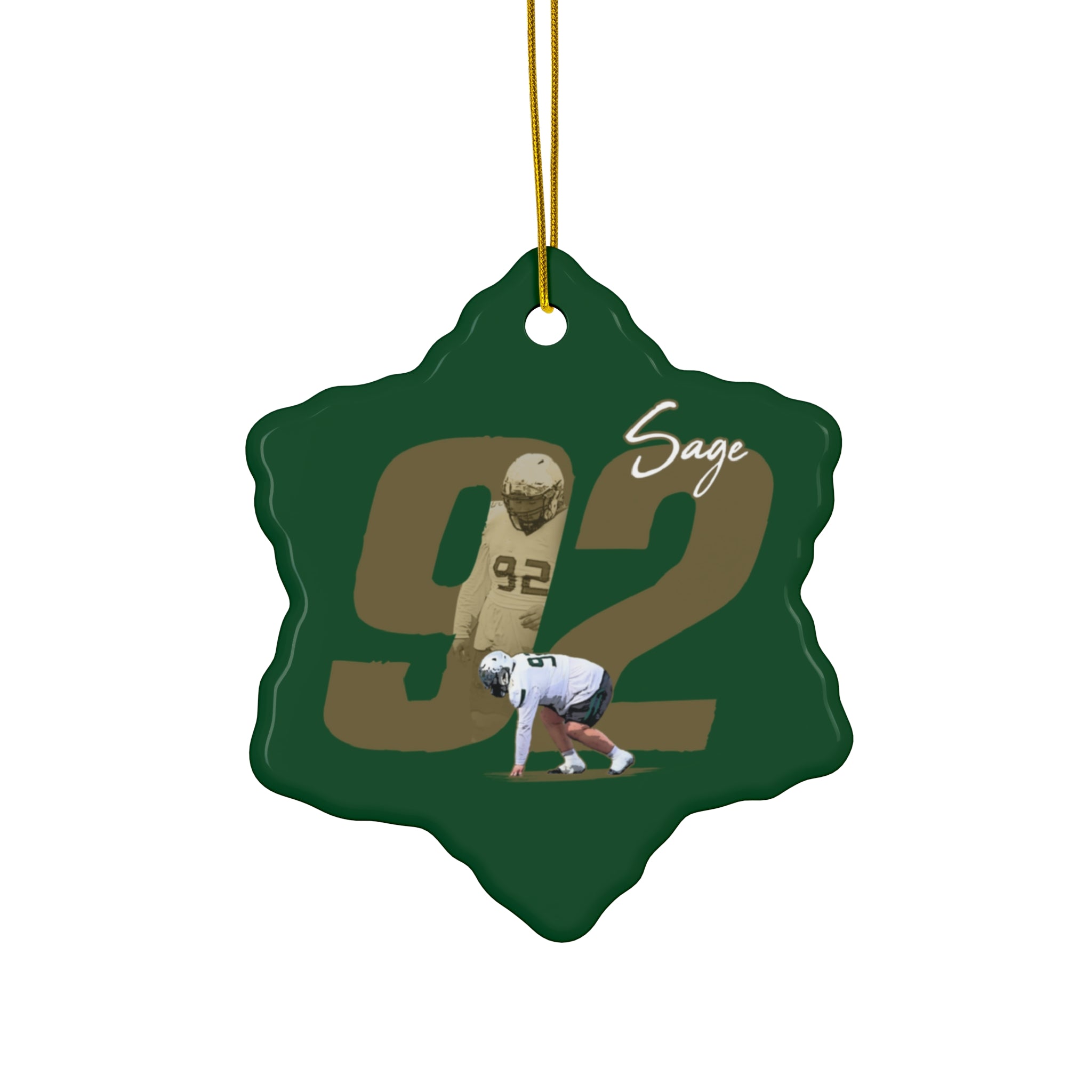 Dakota Sage Ceramic Ornament