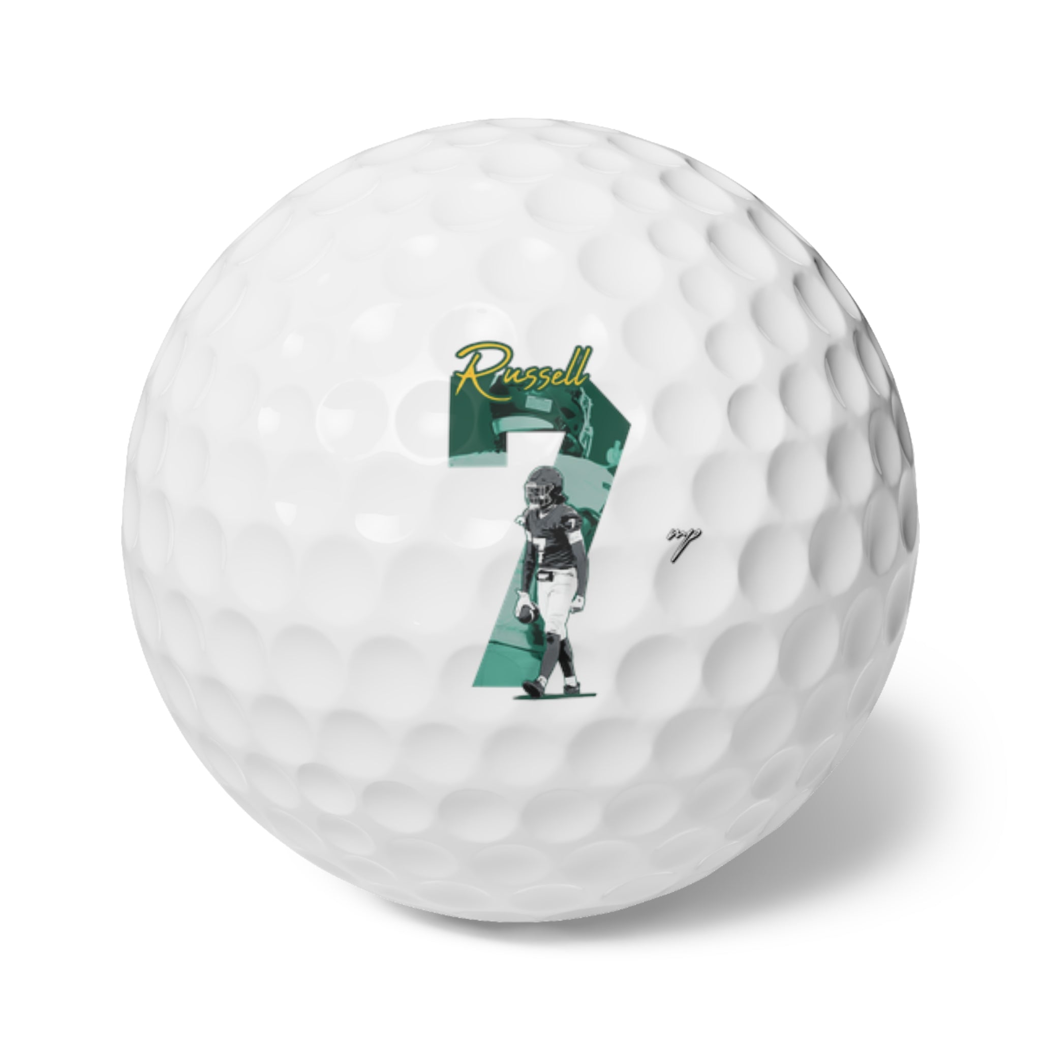 Deron Russell Golf Balls, 6pc