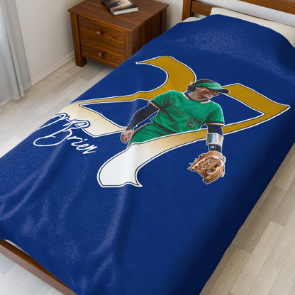 Caroline O'Brien Velveteen Plush Blanket