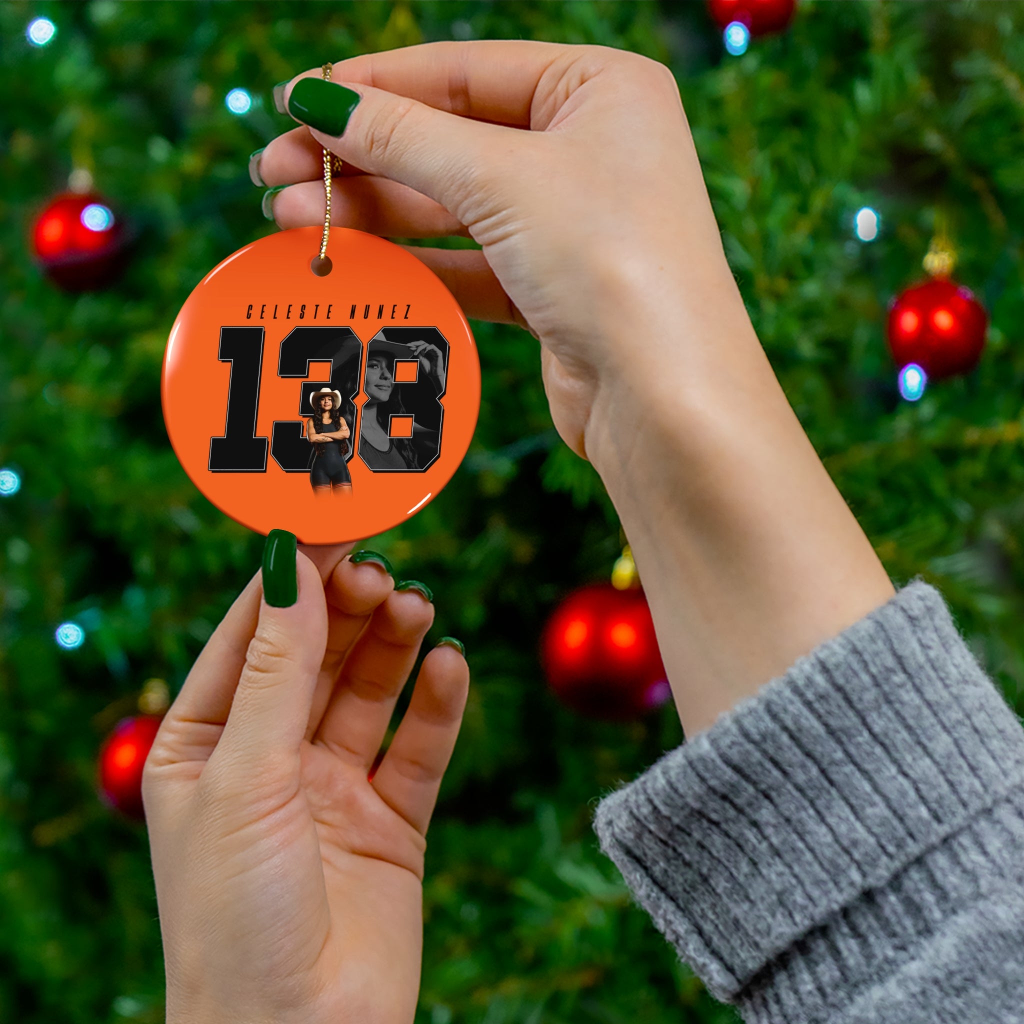 Celeste Nunez Ceramic Ornament