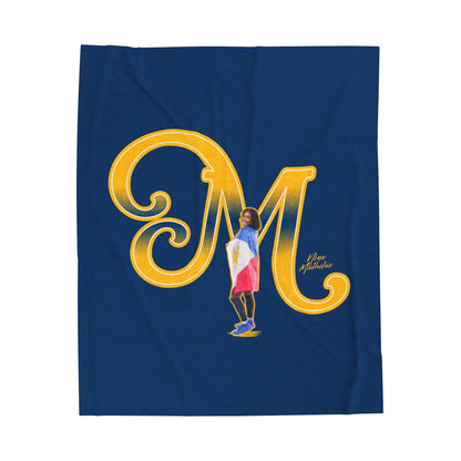 Nina Mathelus Velveteen Plush Blanket