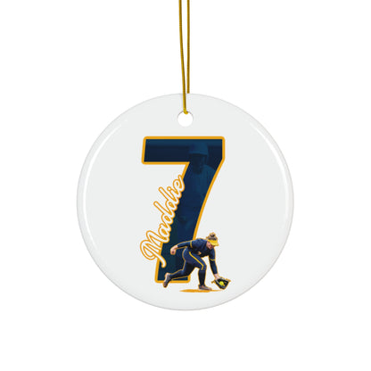 Maddie Erickson Ceramic Ornament