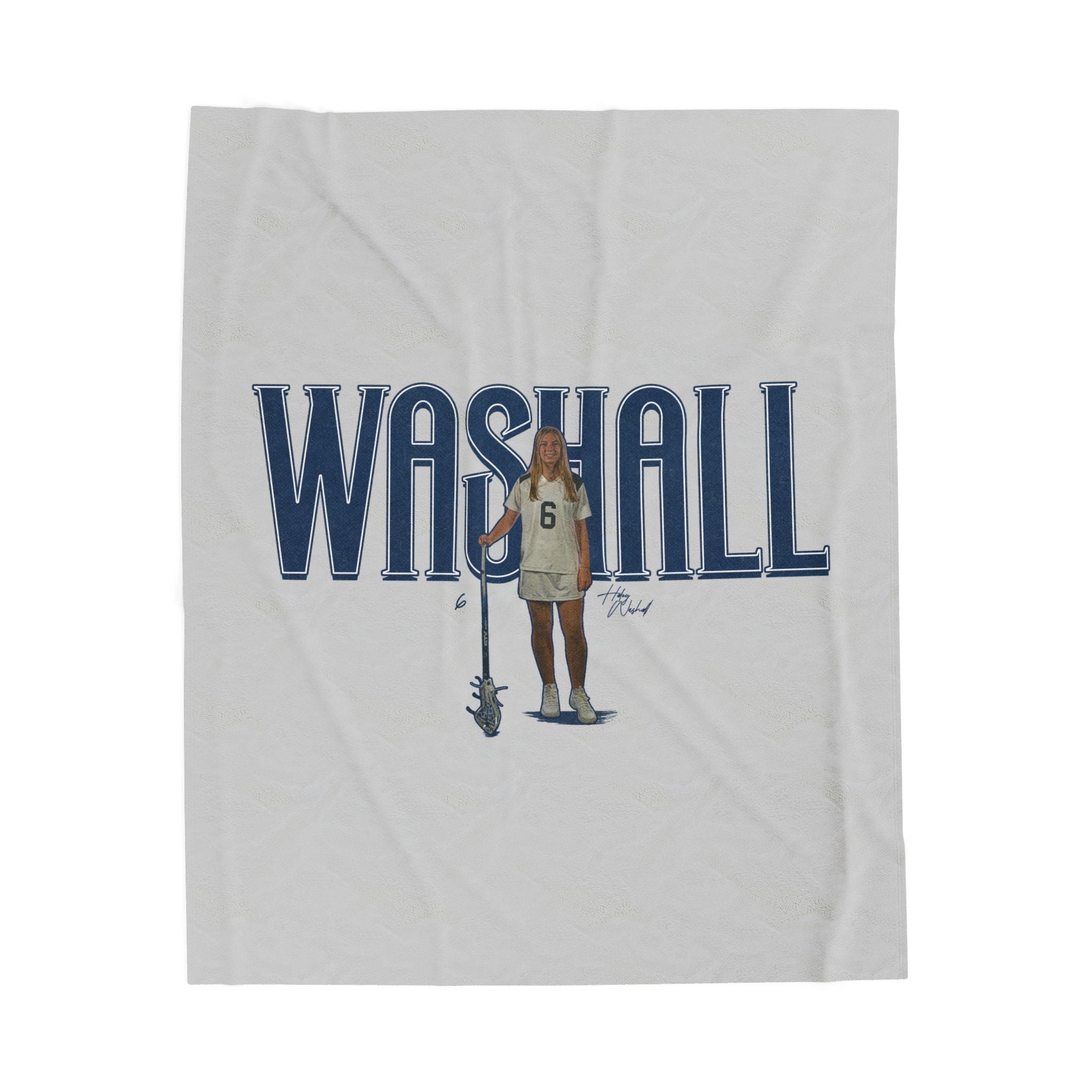 Haley Washall Plush Blanket