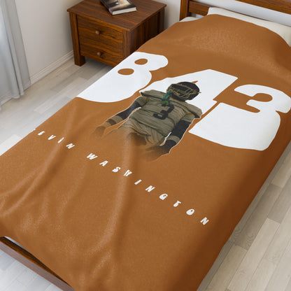 Trevon Washington Velveteen Plush Blanket