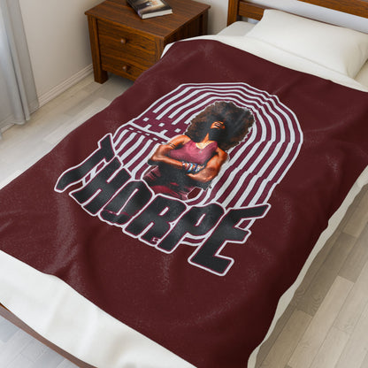 India Thorpe Velveteen Plush Blanket