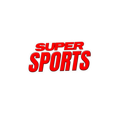 Super Sports Vinyl Decals