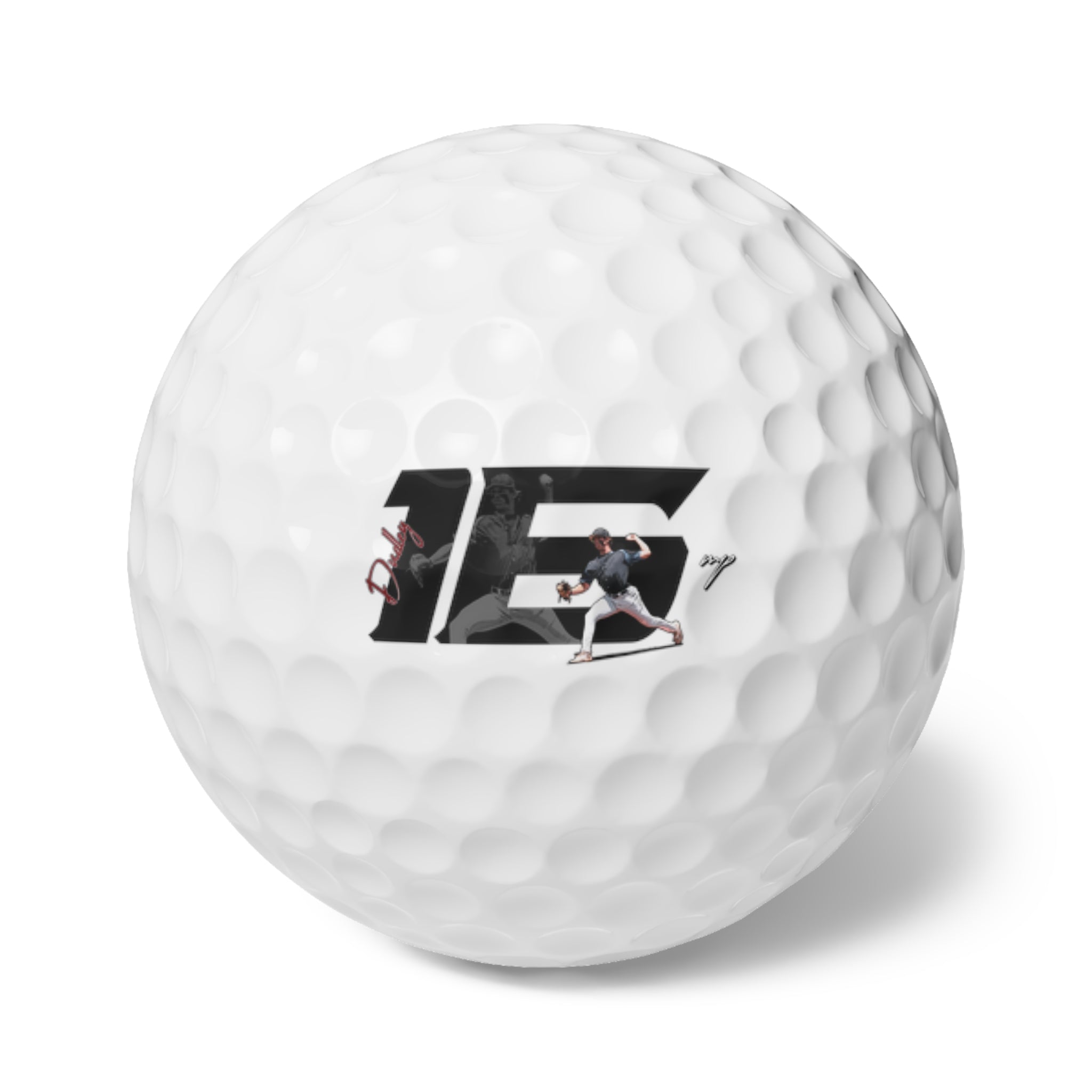 Patrick Dudley Golf Balls, 6pc