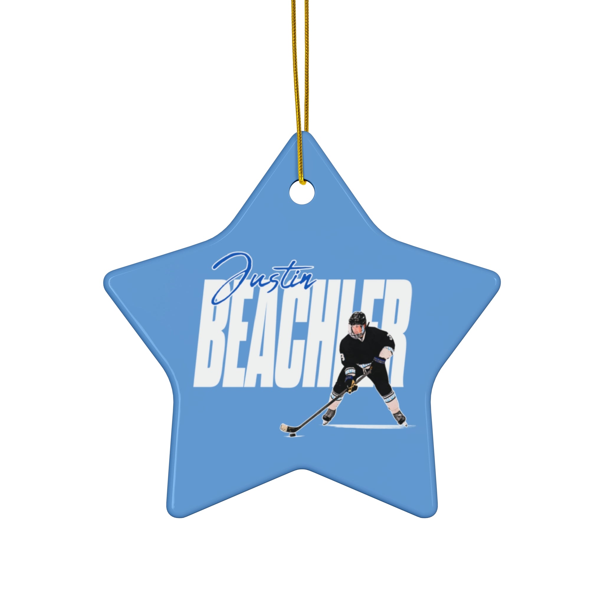 Justin Beachler Ceramic Ornament