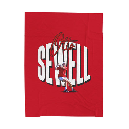 Otto Sewell Velveteen Plush Blanket