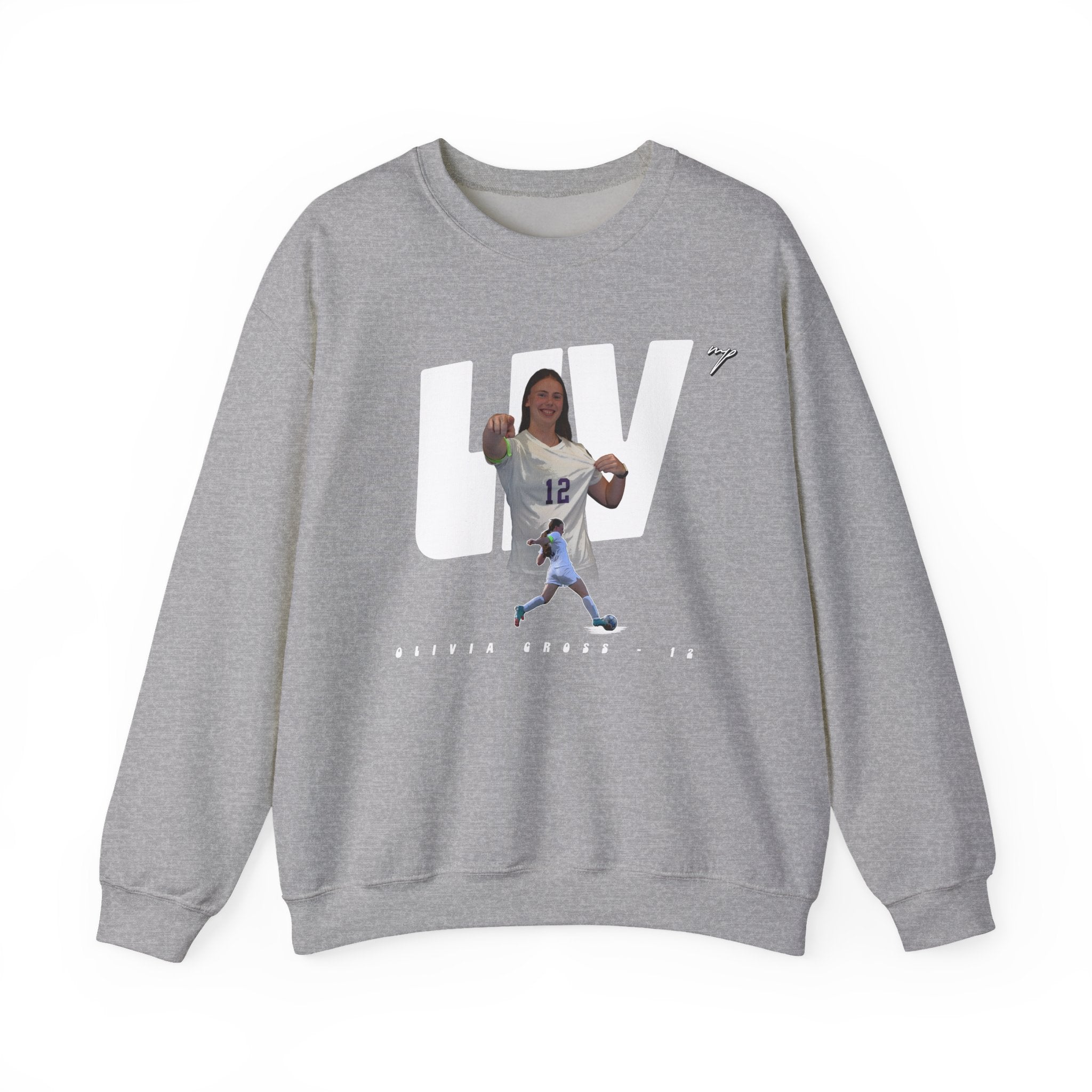 Olivia Cross Crewneck