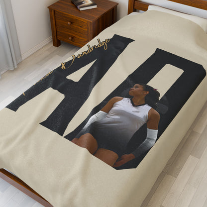 Annika Dandridge Velveteen Plush Blanket