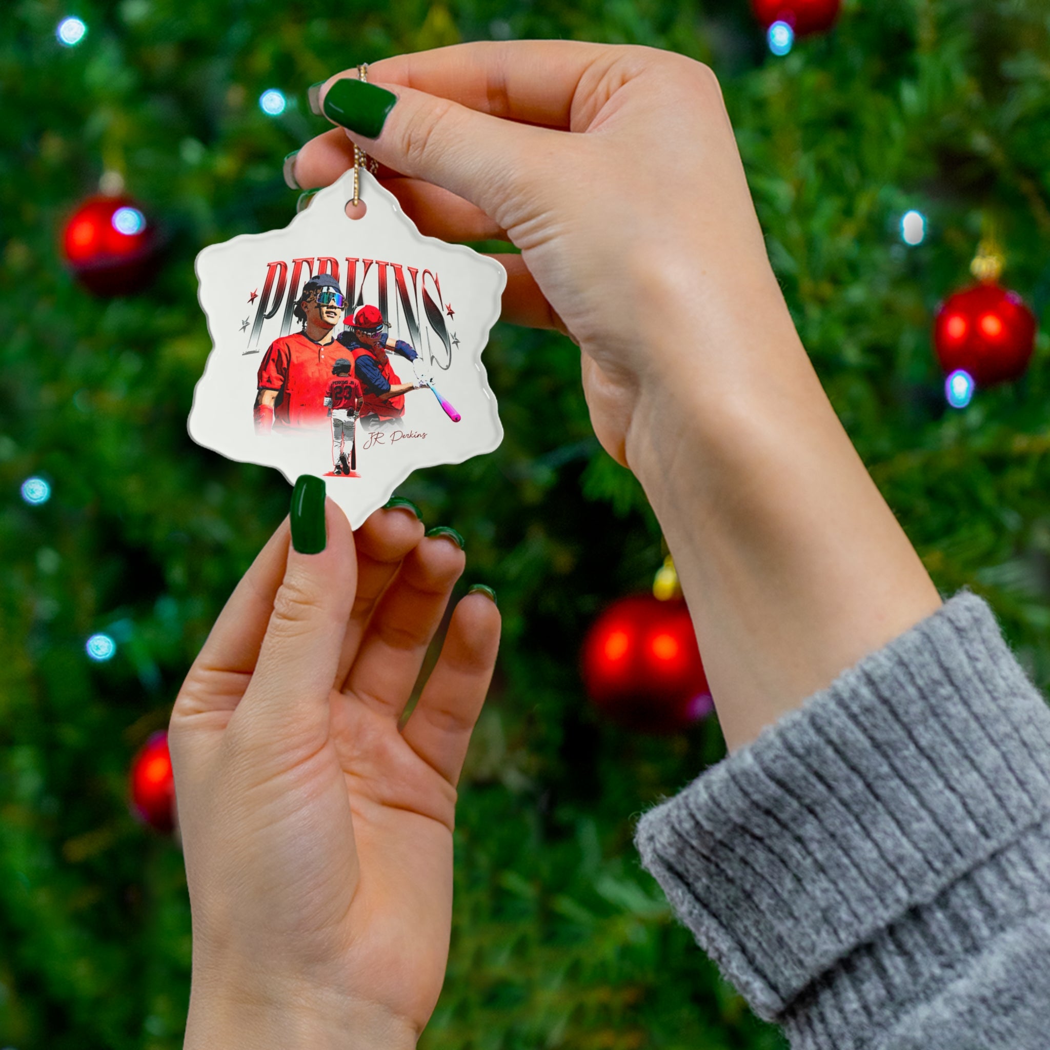 JR Perkins Ceramic Ornament