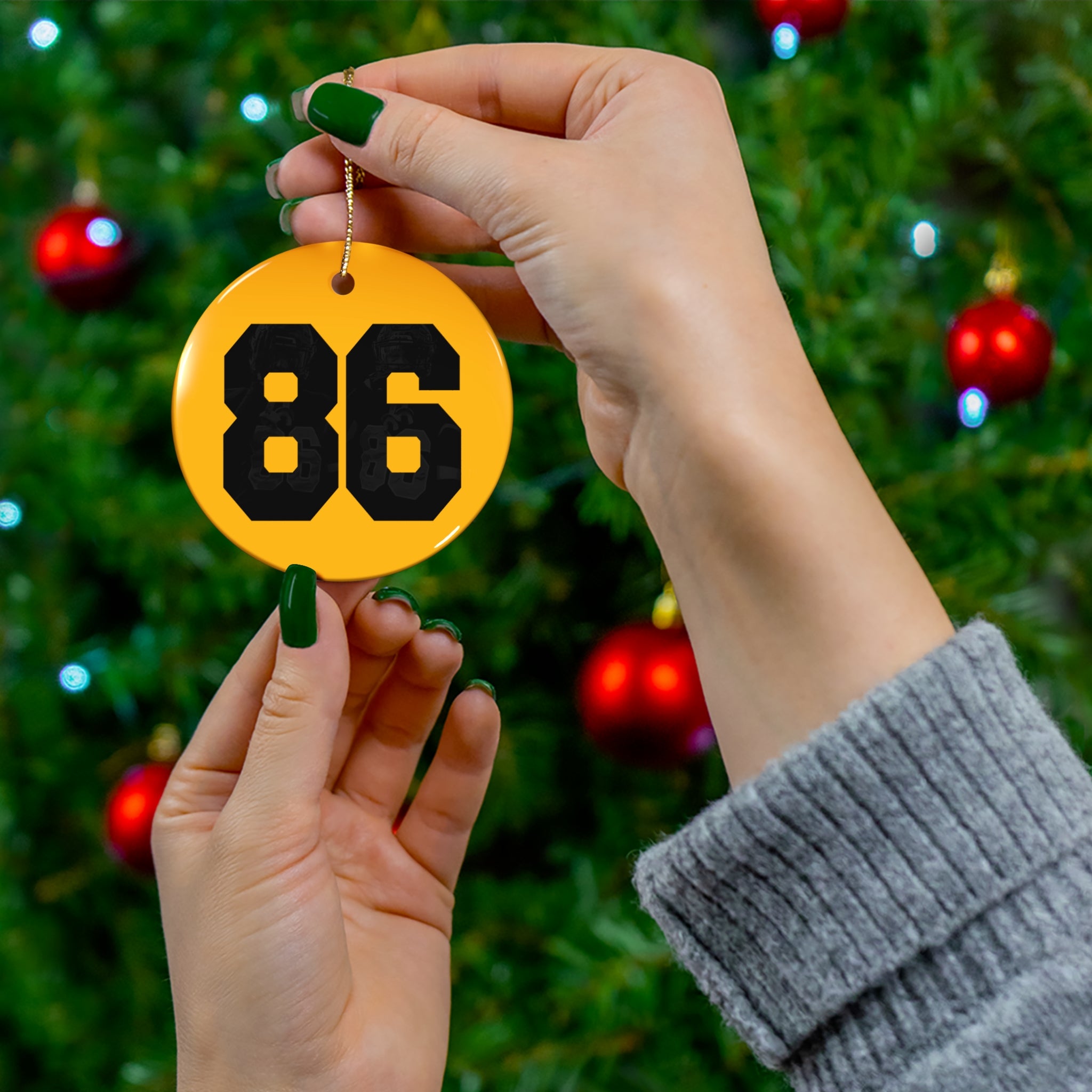 Ethan Null Ceramic Ornament