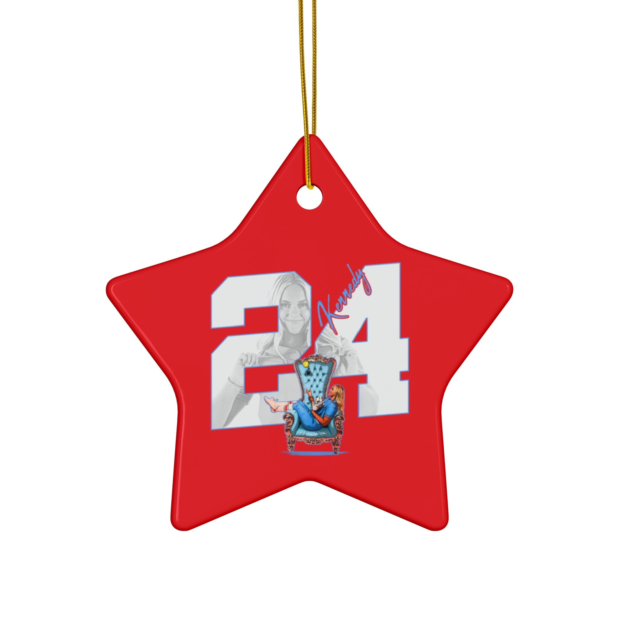 Payton Kennedy Ceramic Ornament