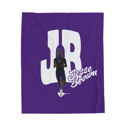 Jesse Brown Velveteen Plush Blanket