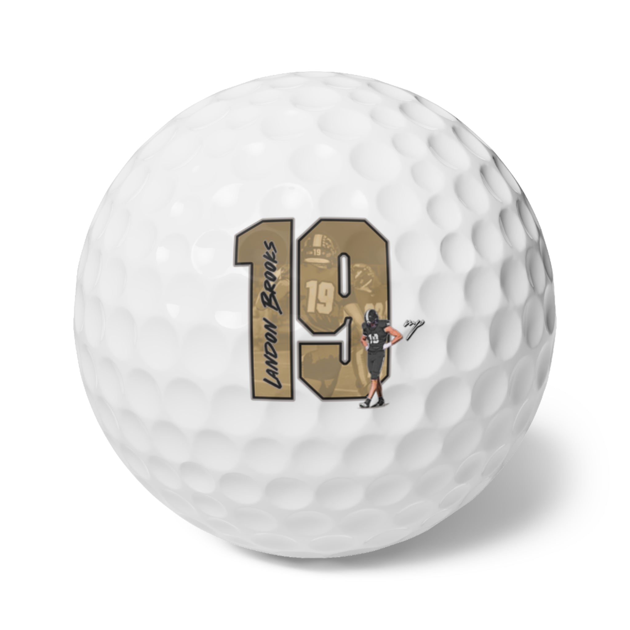 Landon Brooks Golf Balls, 6pc