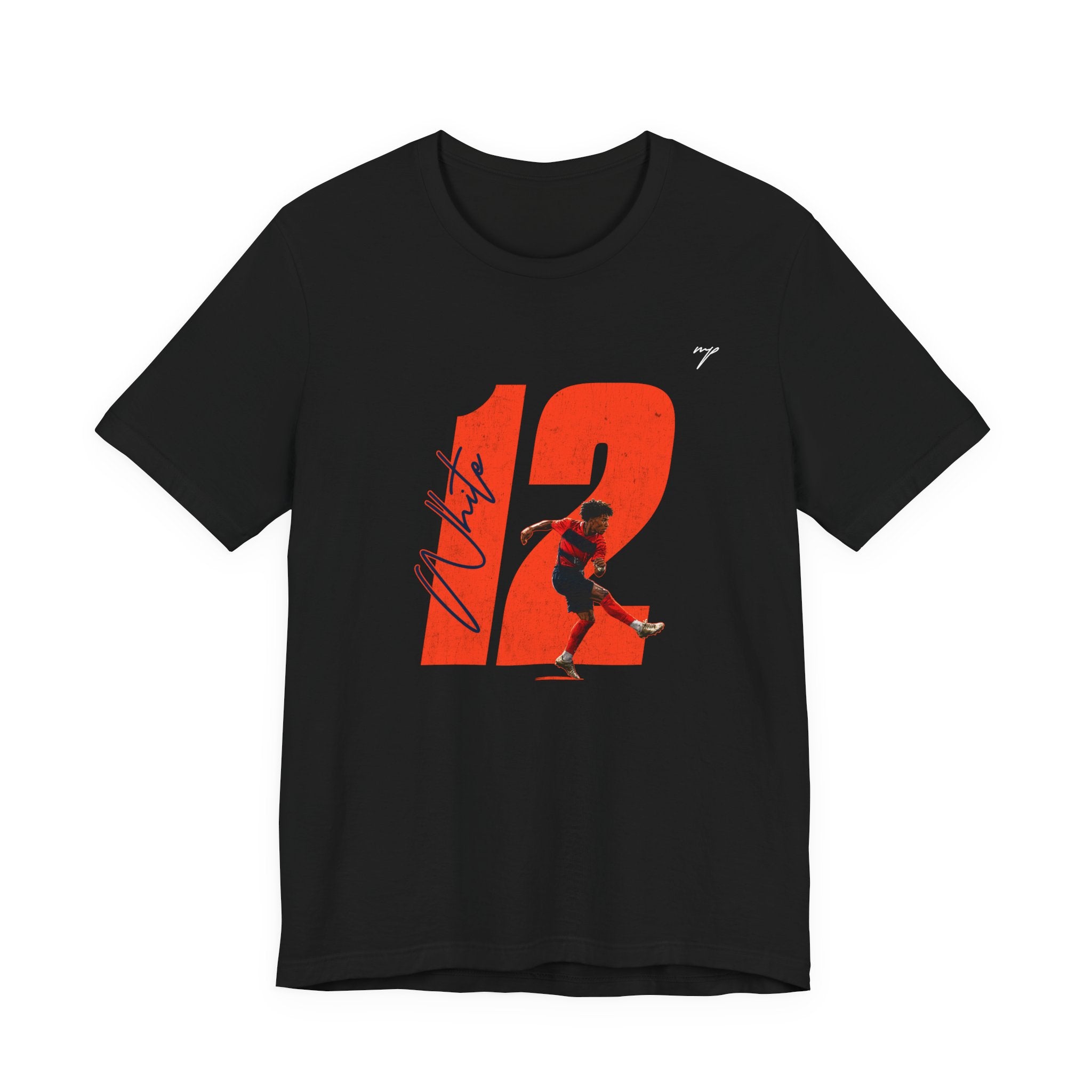 Dario White Graphic Tee