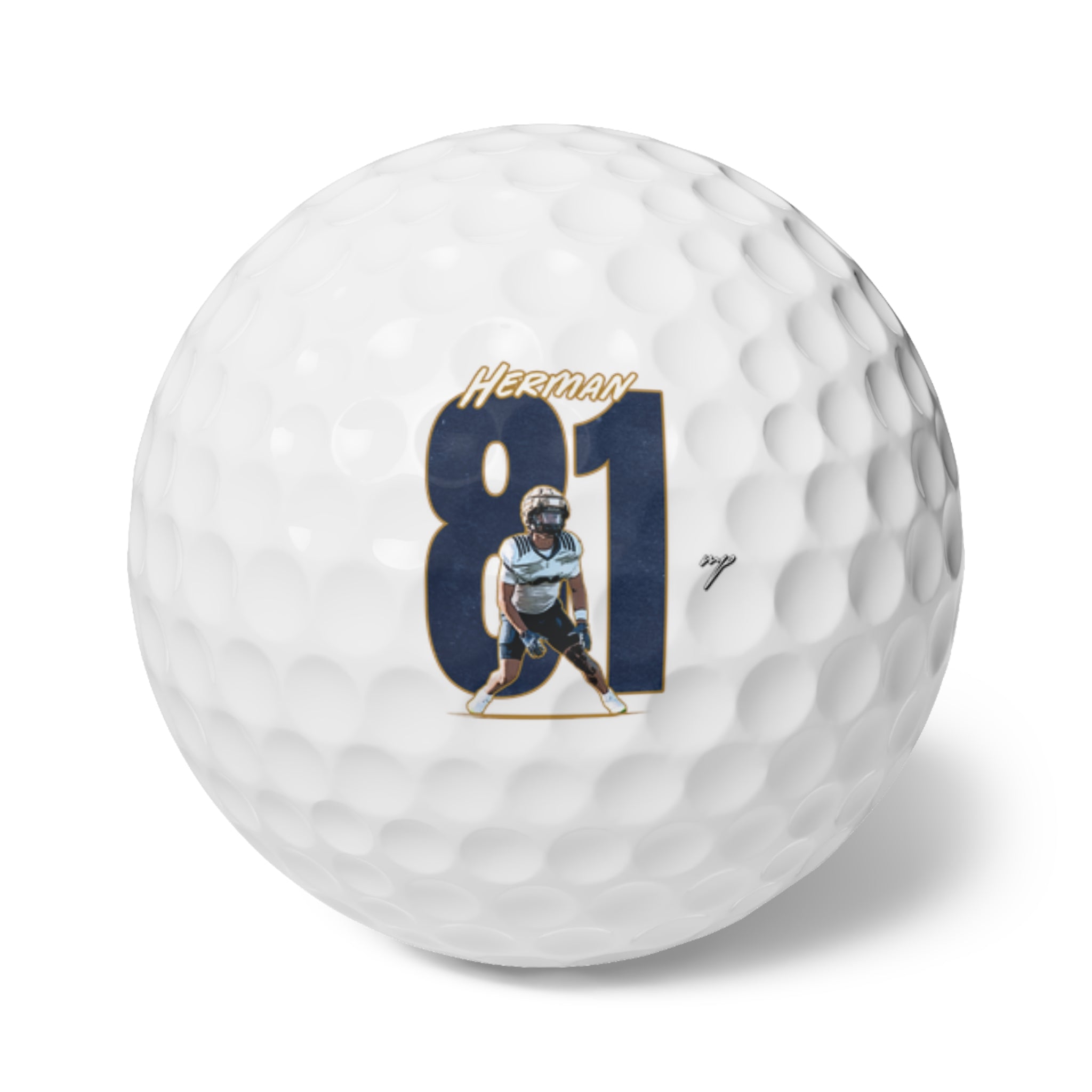 Dylan Herman Golf Balls, 6pc