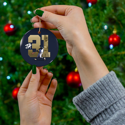 Justin Austin Ceramic Ornament