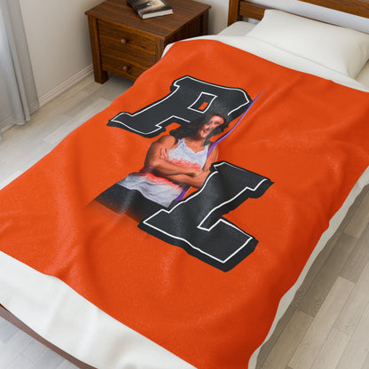 Payton Logan Velveteen Plush Blanket
