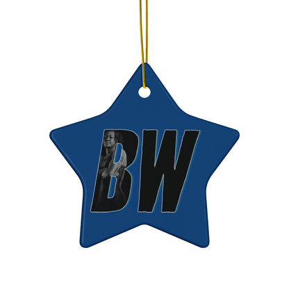 Bryce White Ceramic Ornament