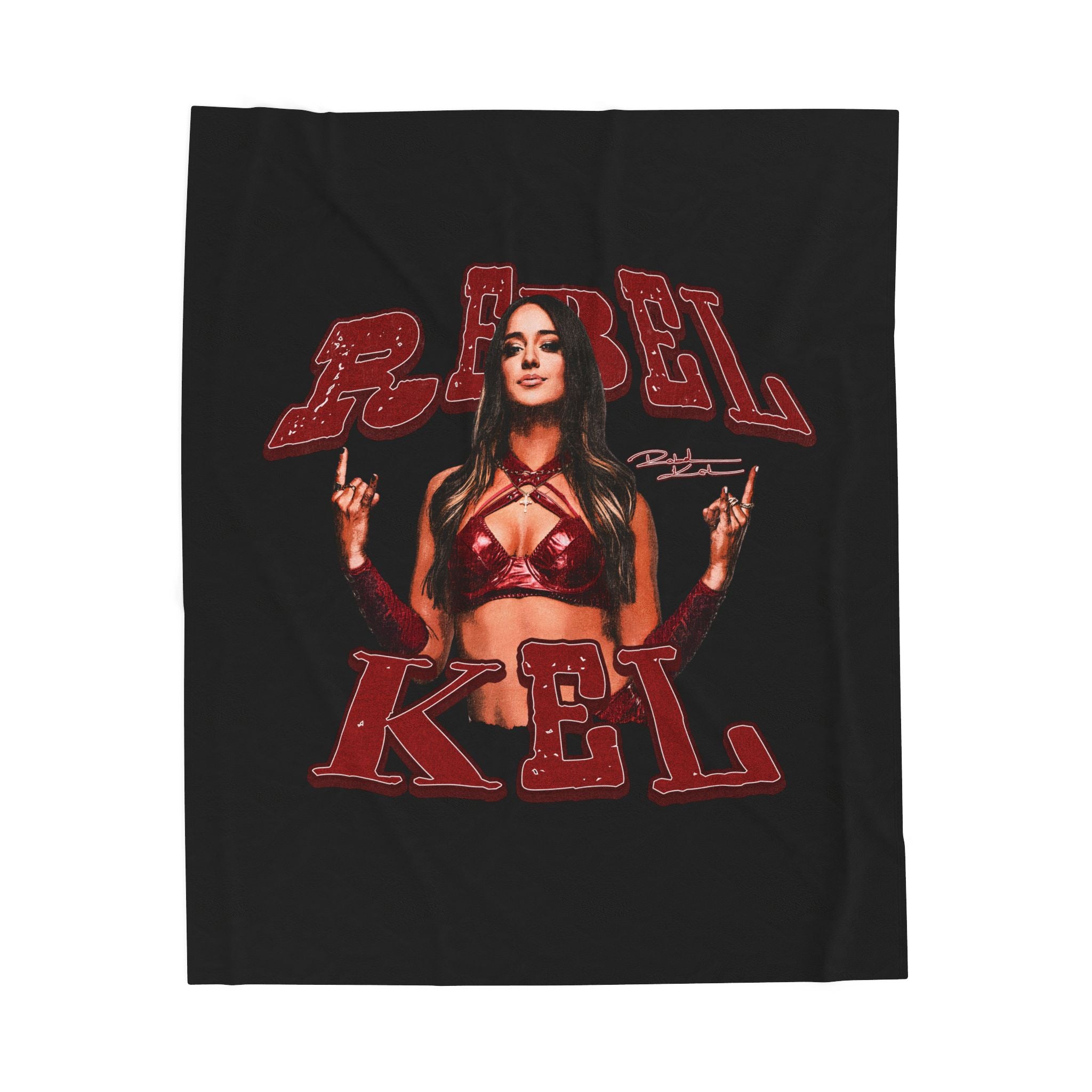 Rebel Kel Velveteen Plush Blanket