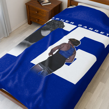 Topher Garrett Velveteen Plush Blanket