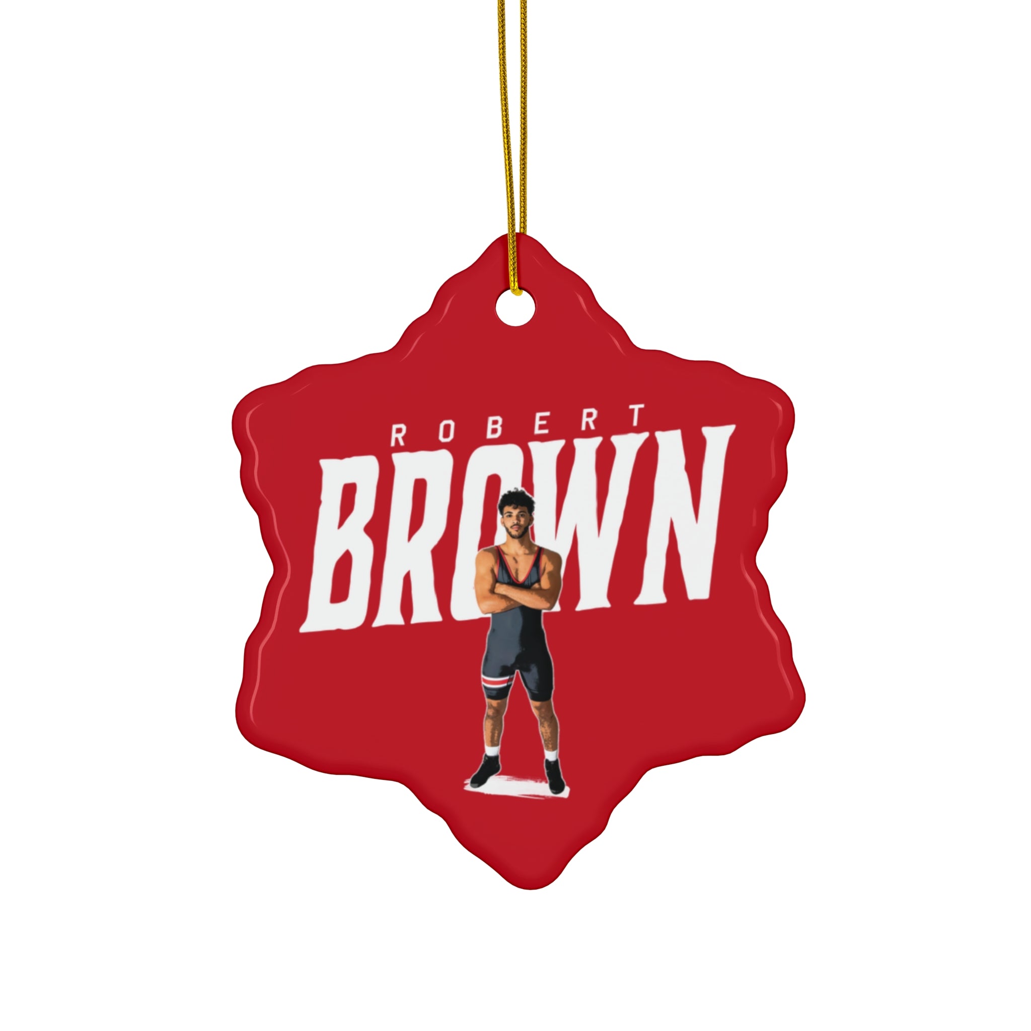Robert Brown Ceramic Ornament