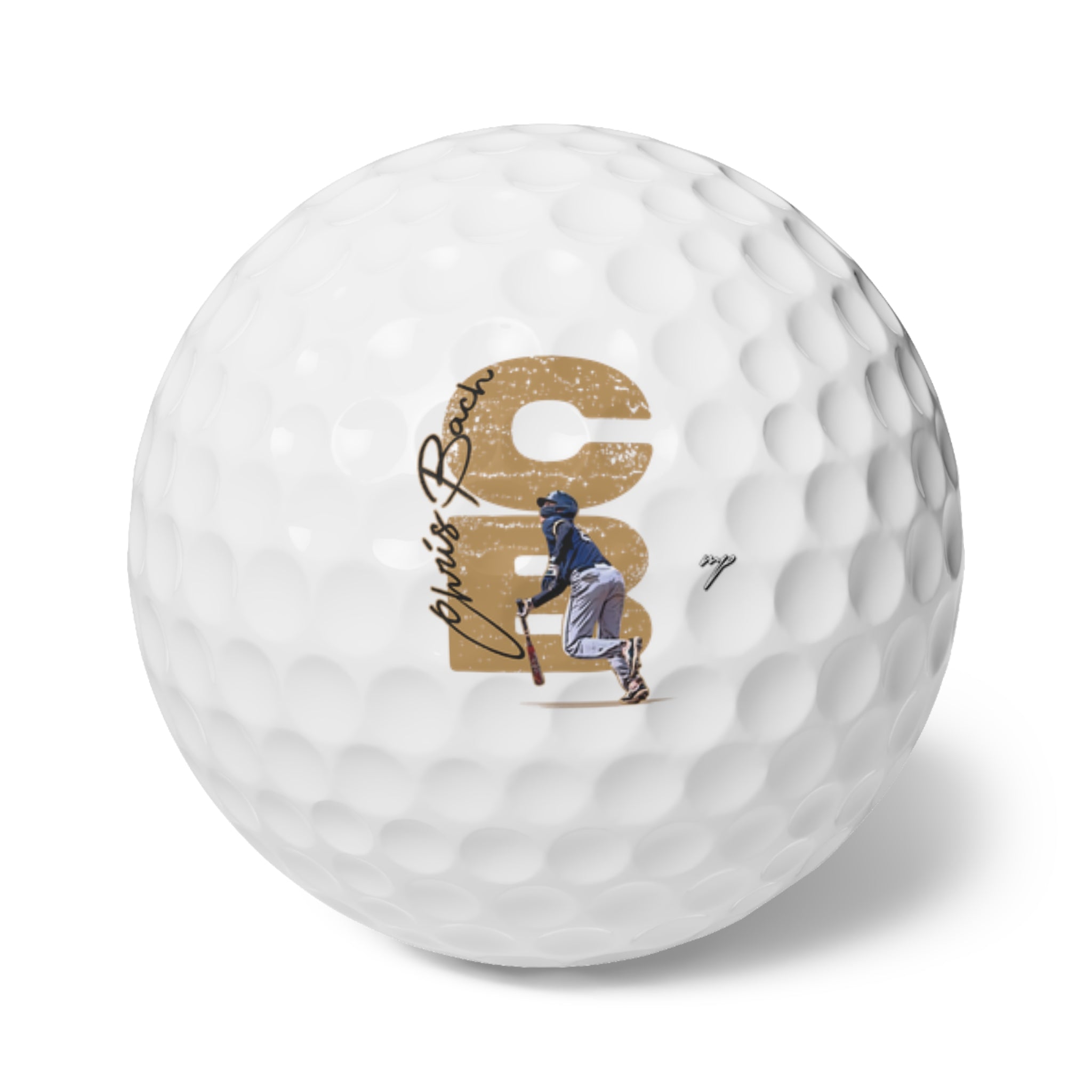 Chris Bach Golf Balls, 6pc