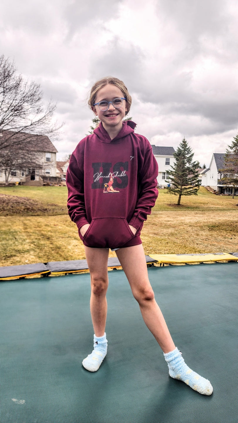 Supporter wearing winter merch