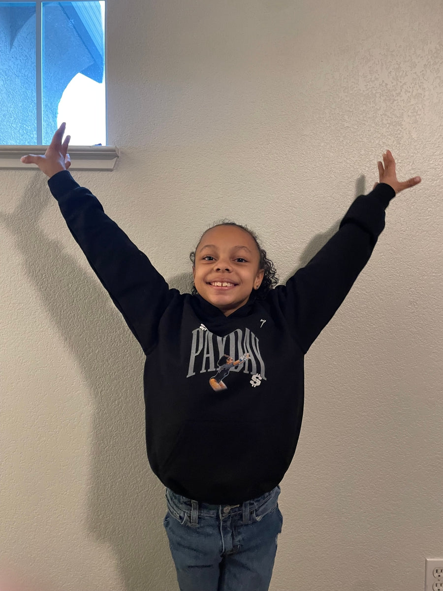 Supporter wearing winter merch