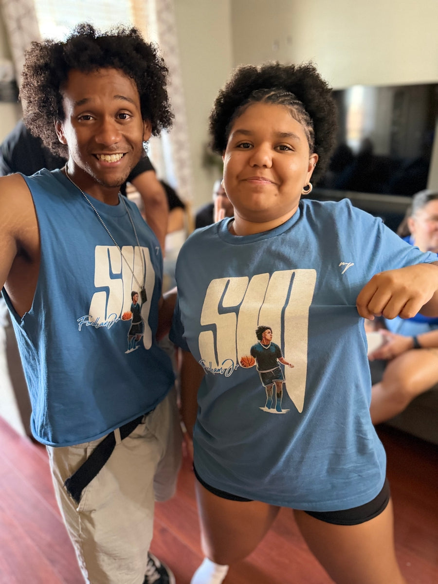 Supporter wearing winter merch